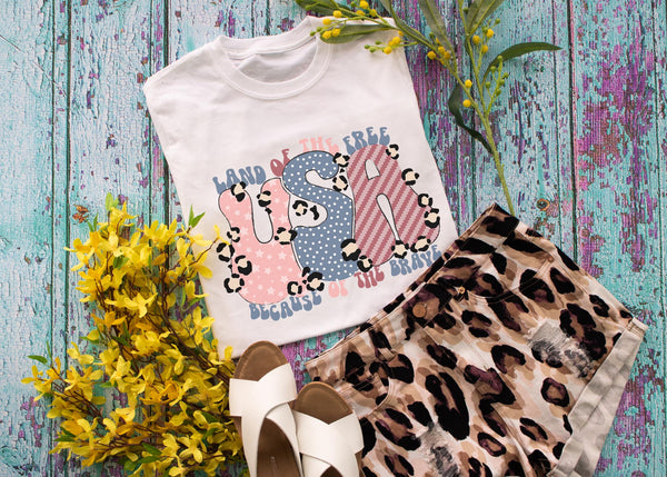 USA Land of the free because of the brave - 1