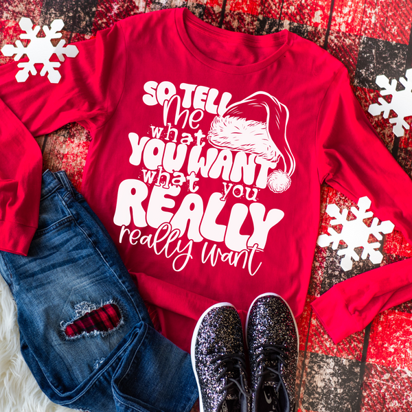 So tell me what you what what you really really want - 1