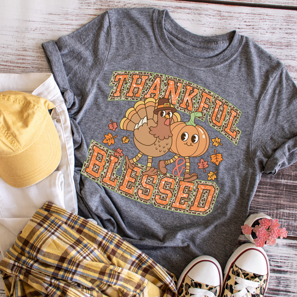 Thankful blessed with turkey and pumpkin - 1