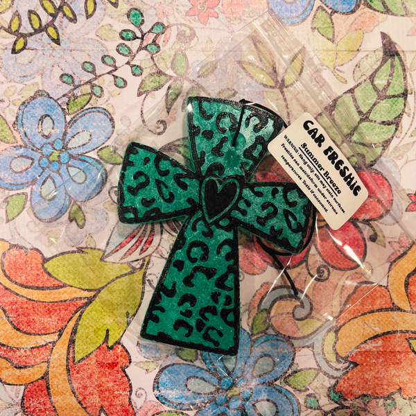 Turquoise leopard cross freshie - Summer Breeze - 1