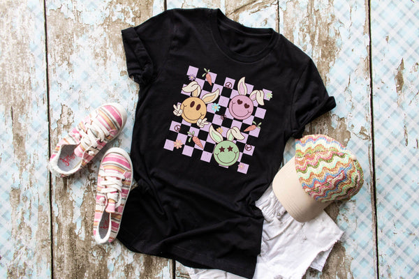 Retro face bunnies - 1