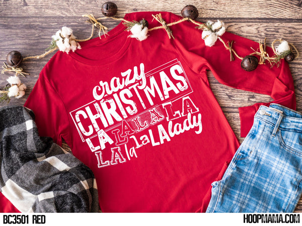 Crazy Christmas la la lady - 1
