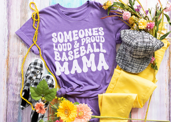 Somebody's loud mouth baseball mama - 1