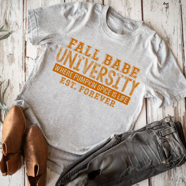 Fall babe University - where pumpkin spice is life - 1