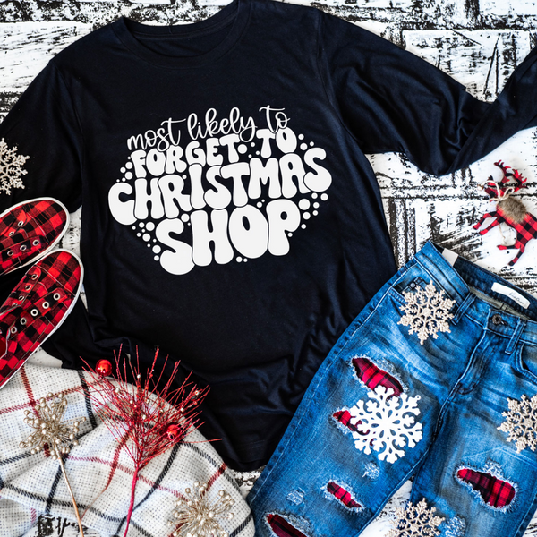 Most likely to forget to Christmas shop - 1