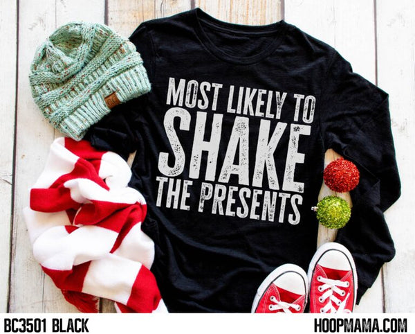 Most likely to shake the presents - 1