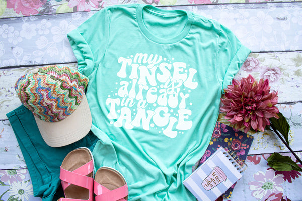 My tinsel is already in a tangle - 1