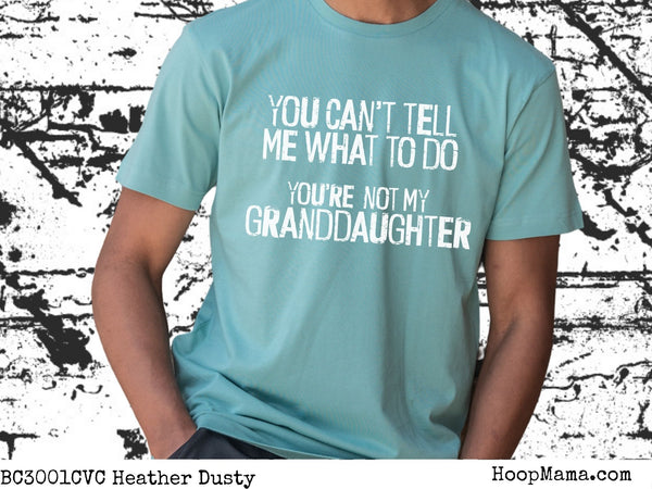 You can't tell me what to do you're not my granddaughter - 1