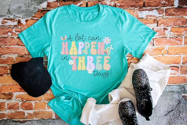 A lot can happen in three days pastel - 1