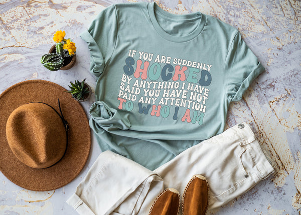 If you are suddenly shocked by anything I have said you have not paid any attention to who I am - 1