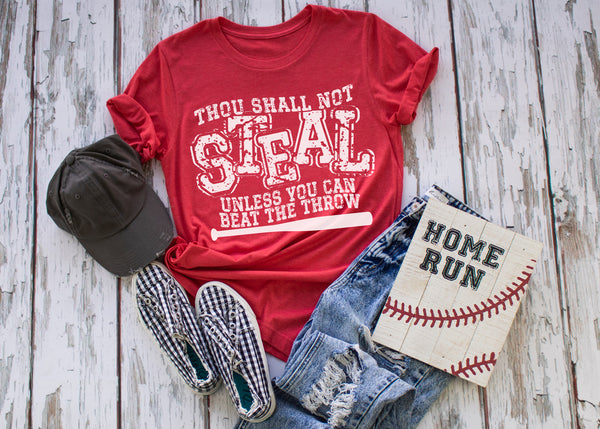 Thou shall not steal unless you can beat the throw - 1