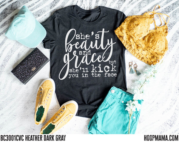 She's beauty and grace but she'll kick you in the face - 1