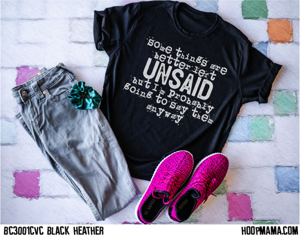 Some things are left unsaid but I'll probably still say them - 1