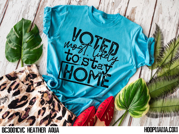 Voted most likely to stay home - 1