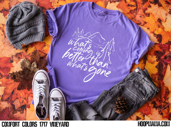 What's coming is better than what's gone - 1