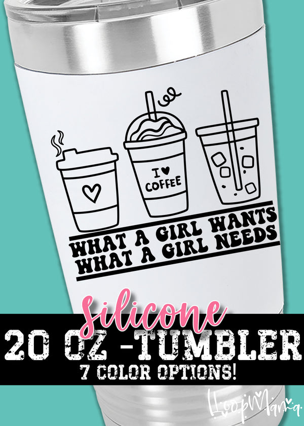 What a girl wants what a girl needs tumbler - 1