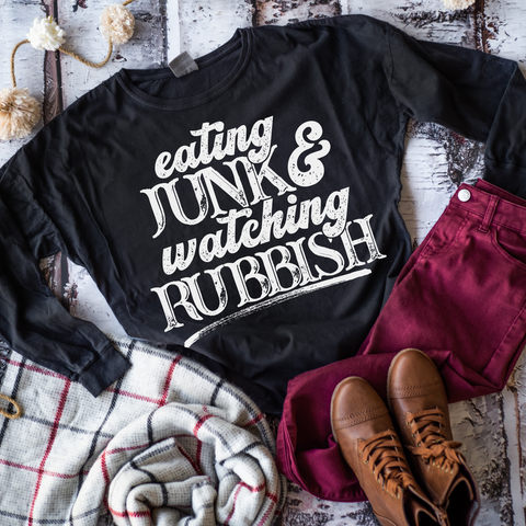 Eating junk and eating rubbish