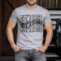 Grunge wave mascot tee (white or black - 33