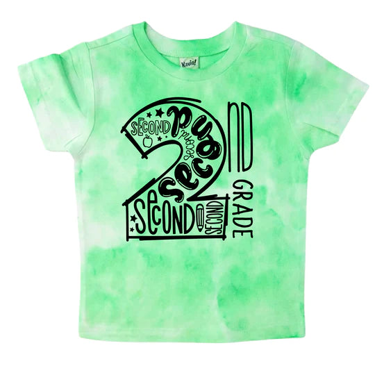 *Tie Dye* grade back to school t-shirt - 4