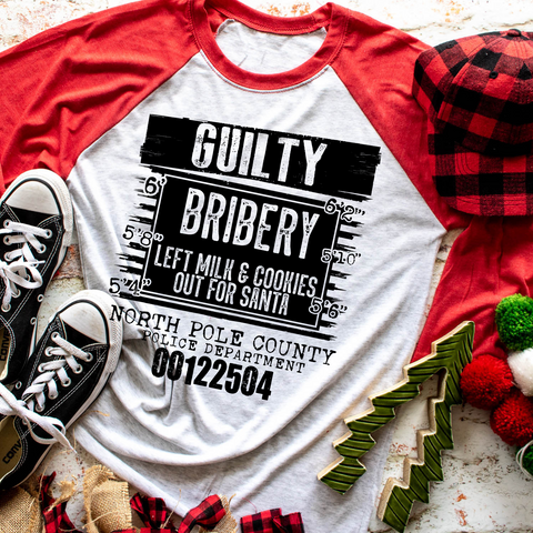 Guilty of Bribery - leaving Santa milk and cookies