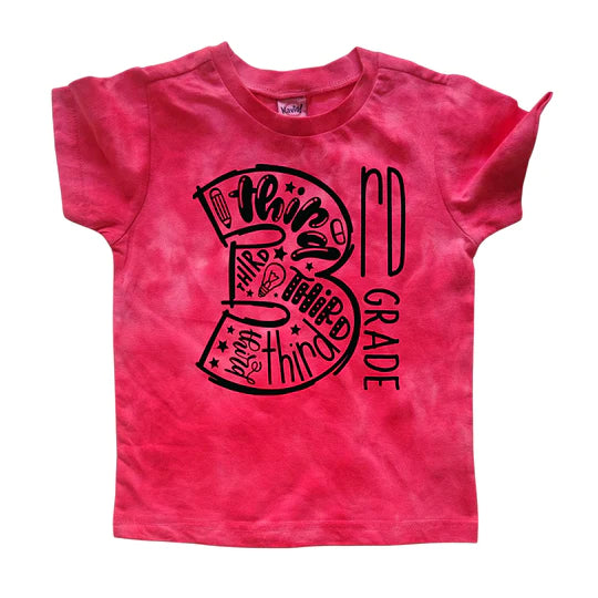 *Tie Dye* grade back to school t-shirt - 5