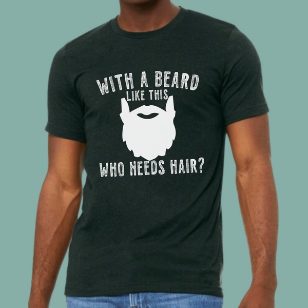 With a beard like this who needs hair - 1