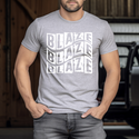 Grunge wave mascot tee (white or black - 81