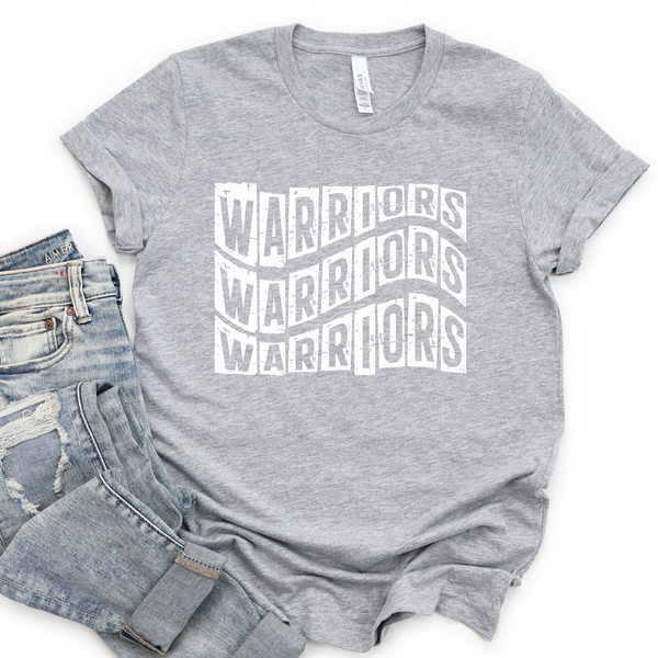 Grunge wave mascot tee (white or black - 84