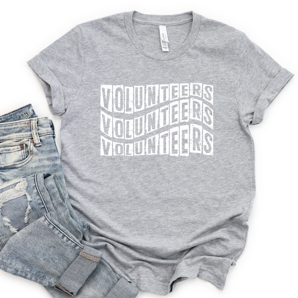 Grunge wave mascot tee (white or black - 86