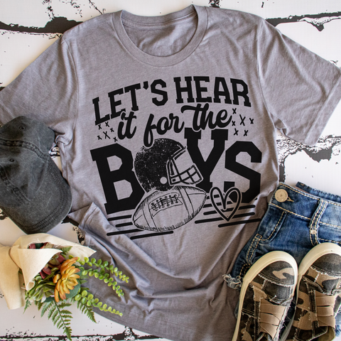 Let's hear it for the boys