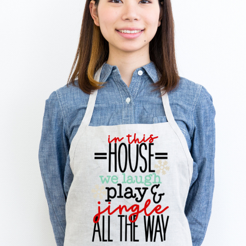 Customized adult apron