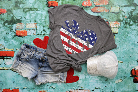 Flag heart