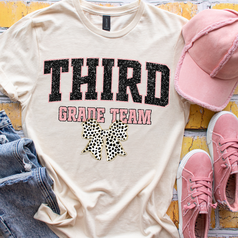 *grade* team with polka dot bow