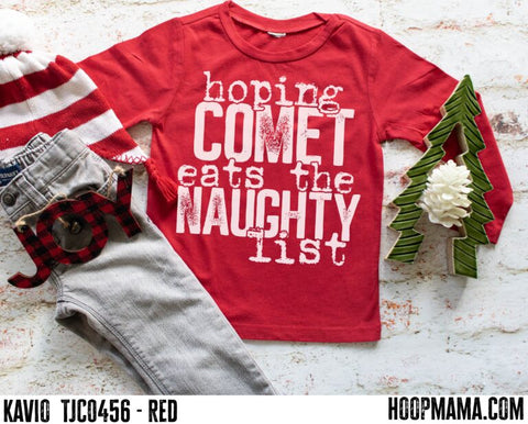 Hoping Comet eats the naughty list