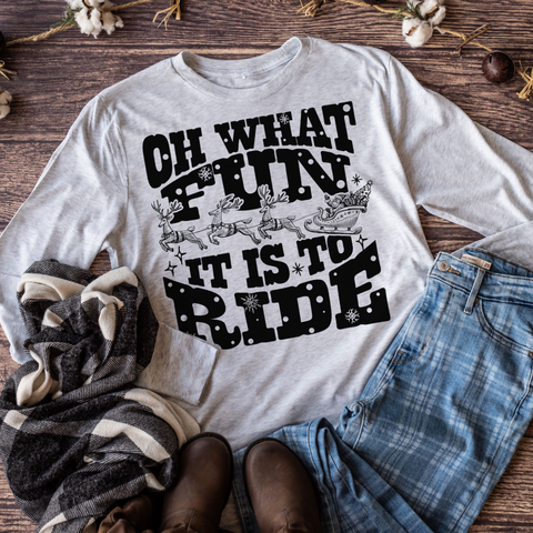 Oh what fun it is to ride
