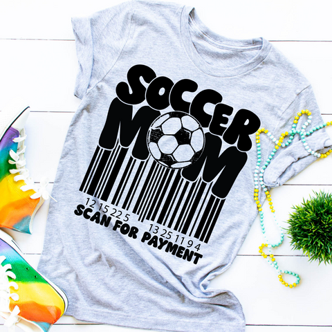 Soccer mom scan for payment