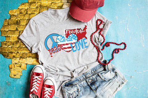 Peace love freedom