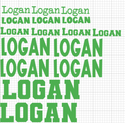 Name decals - 1