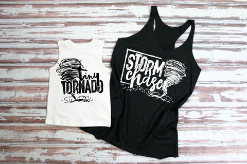 Storm Chaser and Tiny Tornado