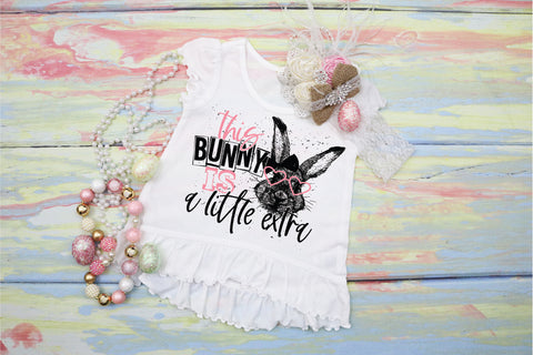 This bunny is a little extra