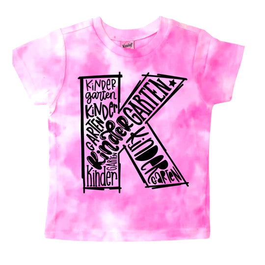 *Tie Dye* grade back to school t-shirt - 2