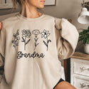 Custom birth month flower shirt - 2