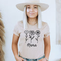 Custom birth month flower shirt - 3