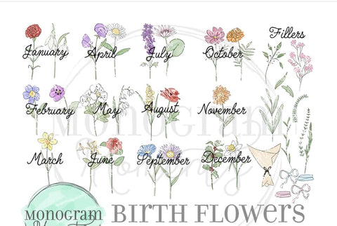 *CUSTOMIZED* birth month keychains - 0