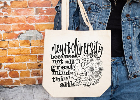 Neurodiversity tote bag