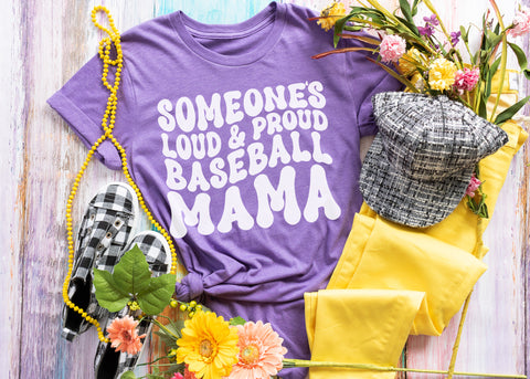 Someone's loud and proud baseball mama