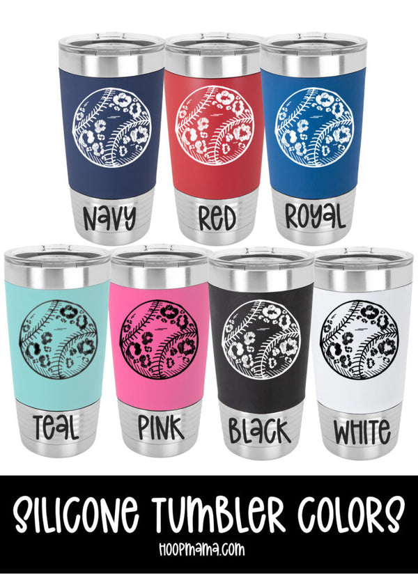 Leopard baseball tumbler - 2