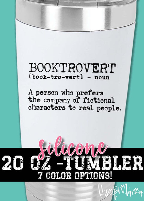 Booktrovert tumbler