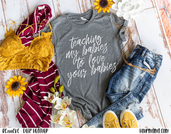 Teaching my babies to love your babies - 1